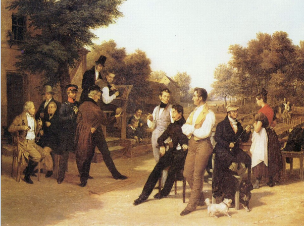 The Gamesters, Germany, 1834